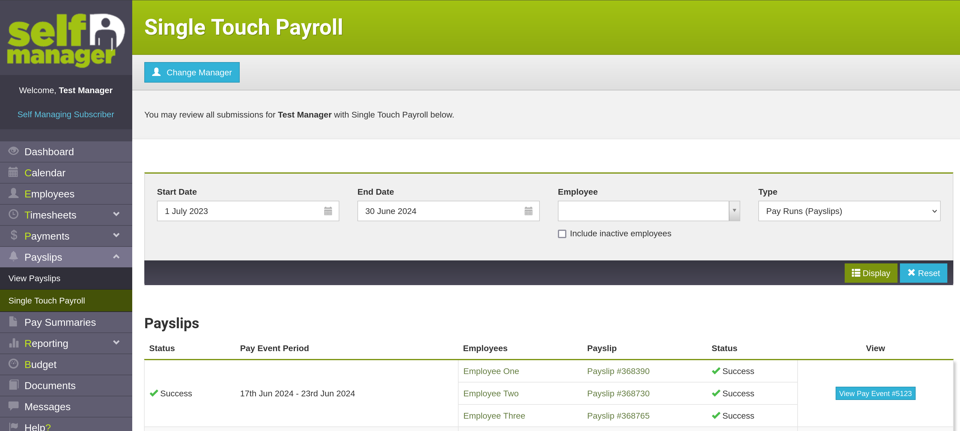 Single Touch Payroll - Pay Events